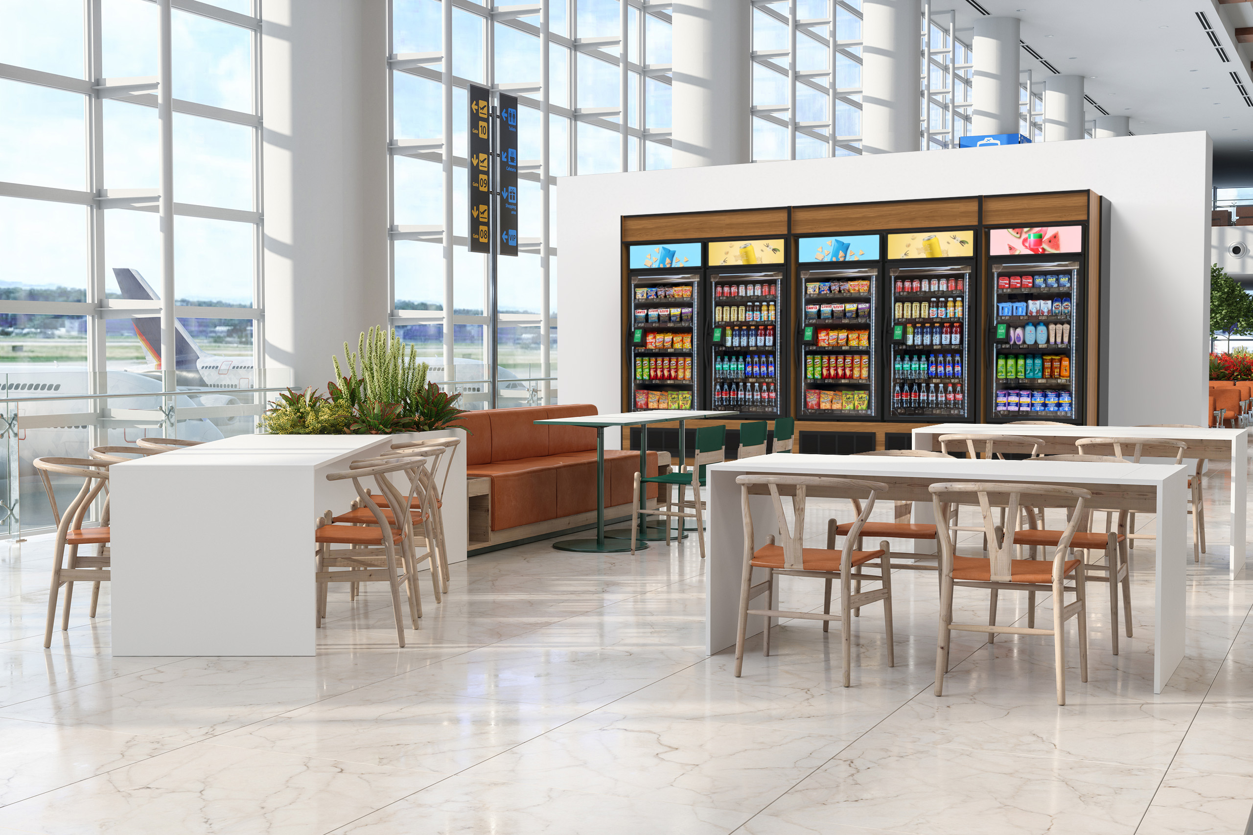 Seavend AI-powered micro-market inside Seattle airport